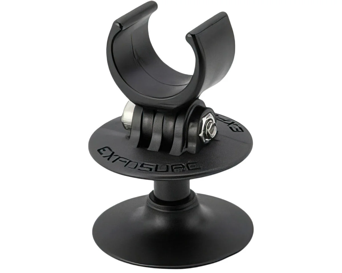 Exposure Lights Helmet Mount With Action Camera Clip